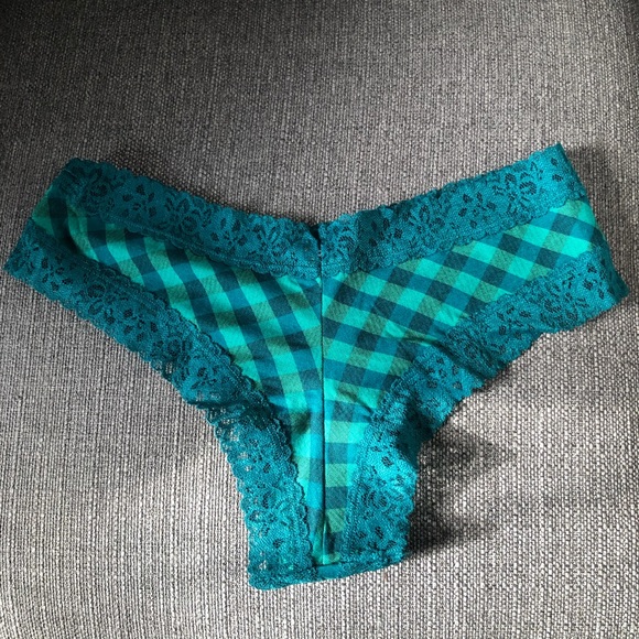 Victoria’s Secret Green Plaid Cheeky Panties Large - Picture 6 of 10